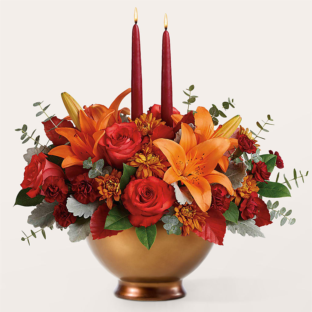 Fruits of Fall Centerpiece – HARRY'S FLOWERS, Victoria BC