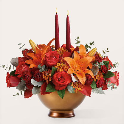 Fruits of Fall Centerpiece – HARRY'S FLOWERS, Victoria BC