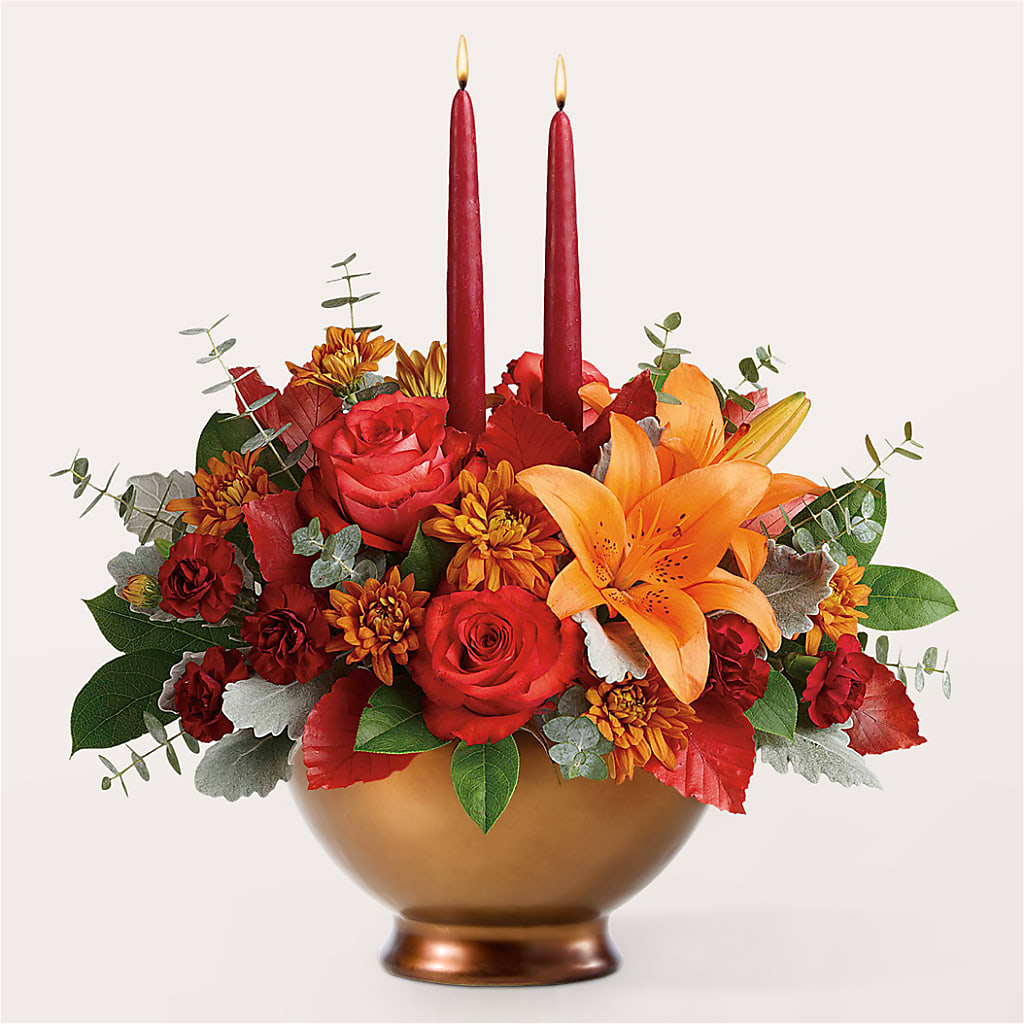 Fruits of Fall Centerpiece – HARRY'S FLOWERS, Victoria BC