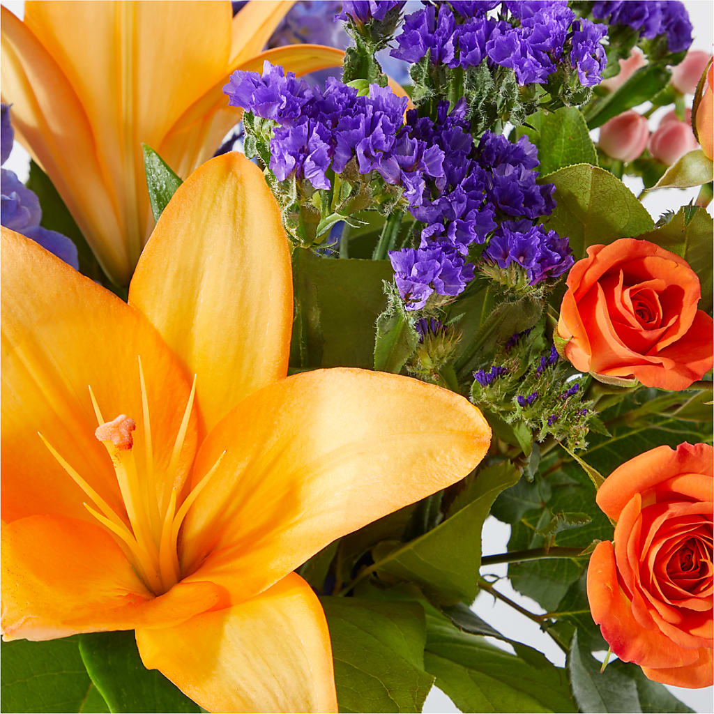 Radiant Citrus Bouquet – HARRY'S FLOWERS, Victoria BC