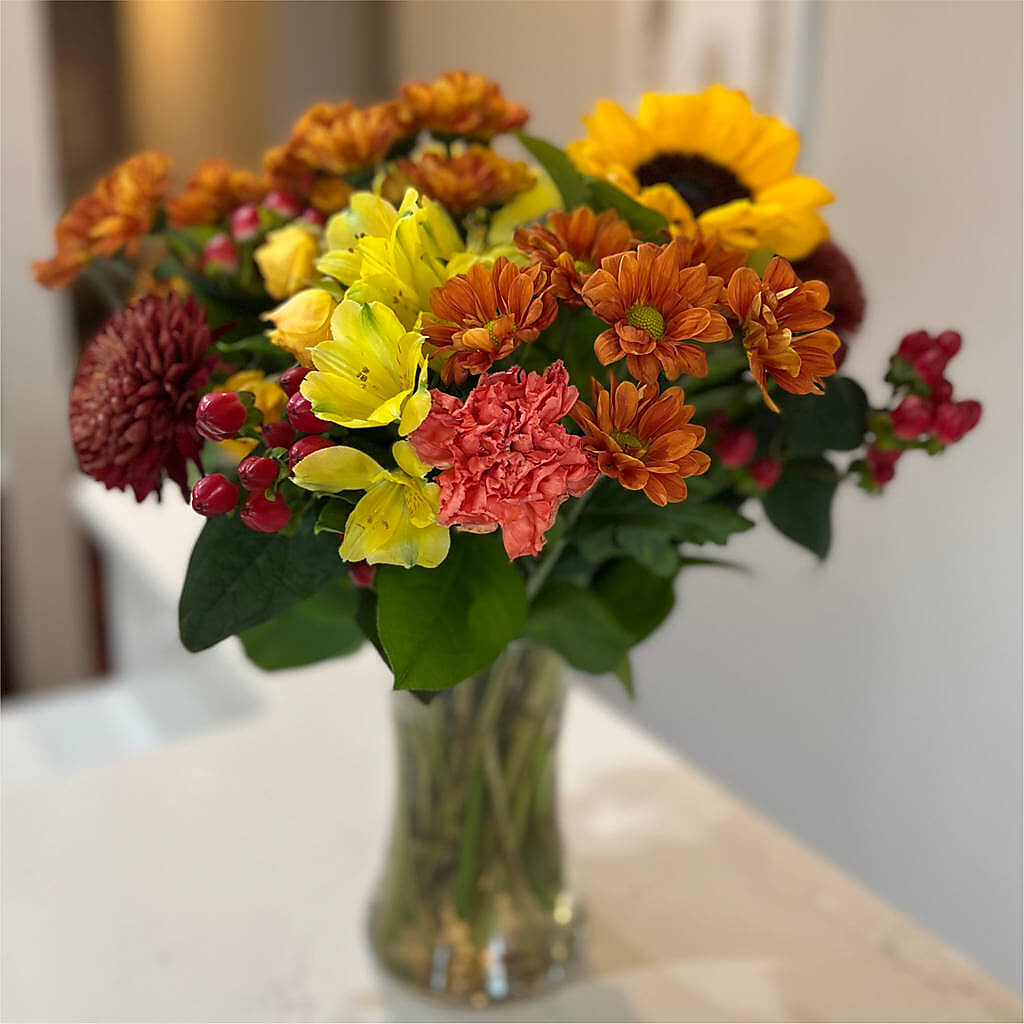 Fall Delight – A Florist Original – HARRY'S FLOWERS, Victoria BC