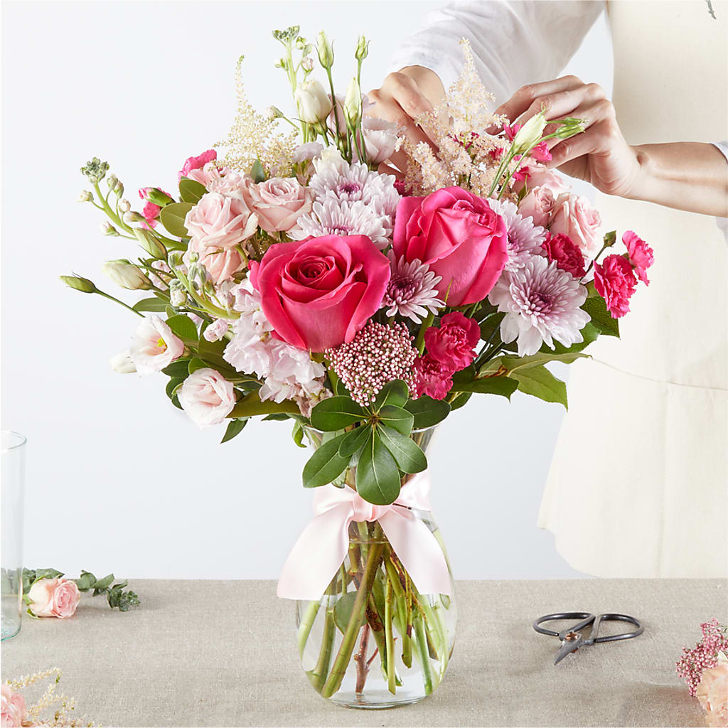 Pink Ribbon - A Florist Original – HARRY'S FLOWERS, Victoria BC