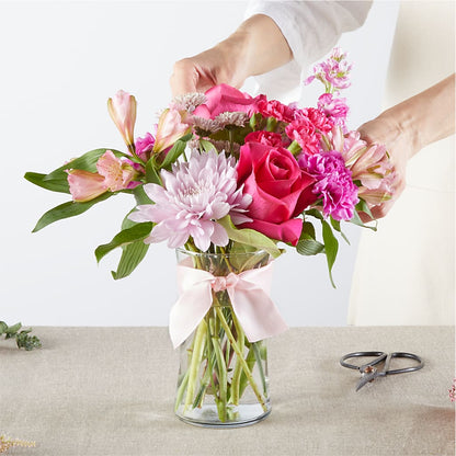 Pink Ribbon - A Florist Original – HARRY'S FLOWERS, Victoria BC