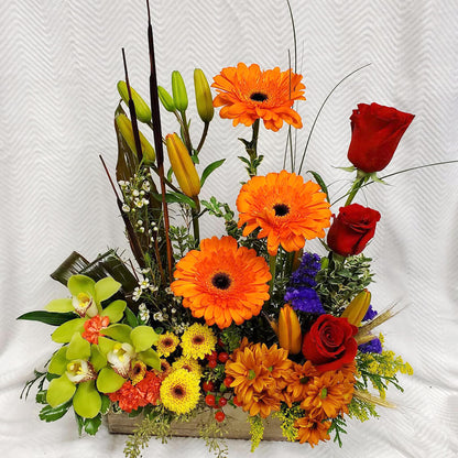 Bountiful Harvest Arrangement – HARRY'S FLOWERS, Victoria BC