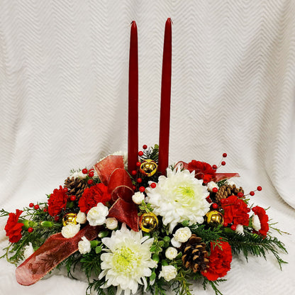 Festive Moments Arrangement – HARRY'S FLOWERS, Victoria BC