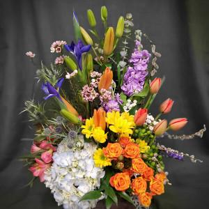 Spring Garden Box Arrangement – HARRY'S FLOWERS, Victoria BC