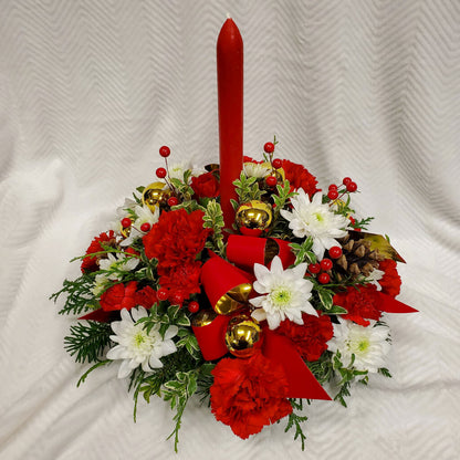 Warm Wishes Table Centre – HARRY'S FLOWERS, Victoria BC