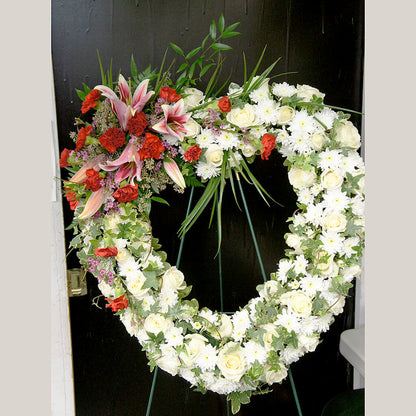 Heart Sympathy Arrangement – HARRY'S FLOWERS, Victoria BC