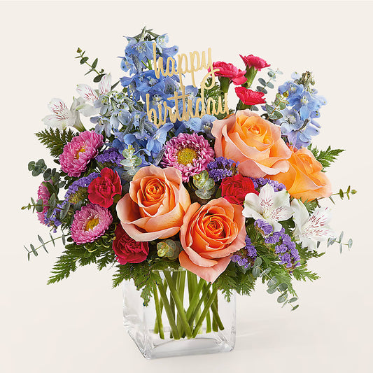 Birthday Bash Bouquet – HARRY'S FLOWERS, Victoria BC