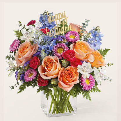 Birthday Bash Bouquet – HARRY'S FLOWERS, Victoria BC