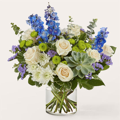Cerulean Waves Bouquet – HARRY'S FLOWERS, Victoria BC