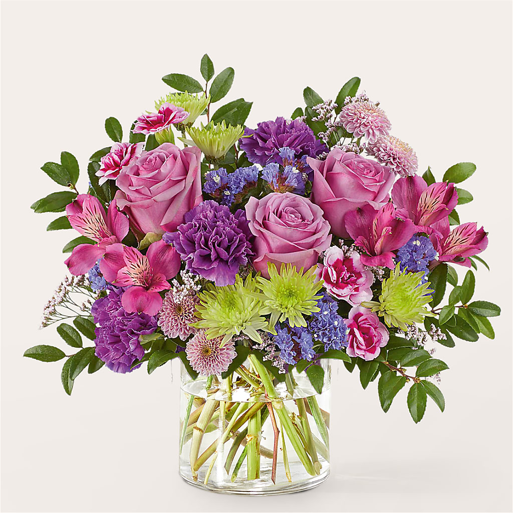 Glass Half Full Bouquet – HARRY'S FLOWERS, Victoria BC