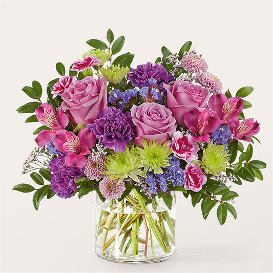 Glass Half Full Bouquet – HARRY'S FLOWERS, Victoria BC