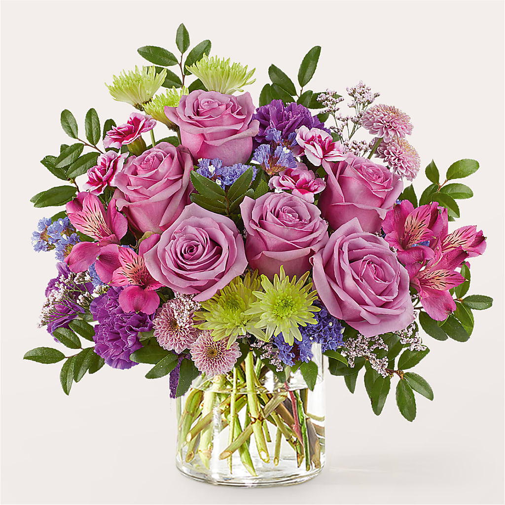 Glass Half Full Bouquet – HARRY'S FLOWERS, Victoria BC