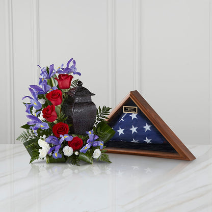 Patriotic Tribute Arrangement – HARRY'S FLOWERS, Victoria BC