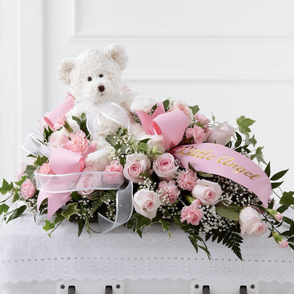 Touch of Sympathy Casket Spray – HARRY'S FLOWERS, Victoria BC