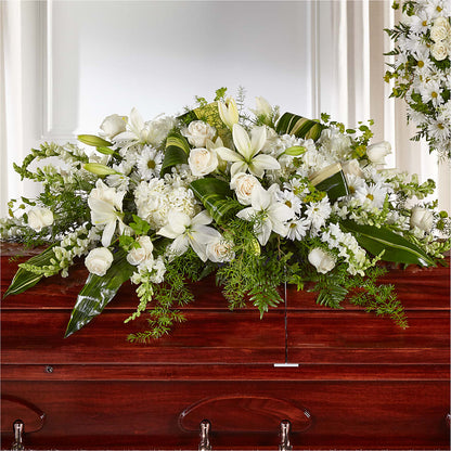 Abundance Casket Spray – HARRY'S FLOWERS, Victoria BC
