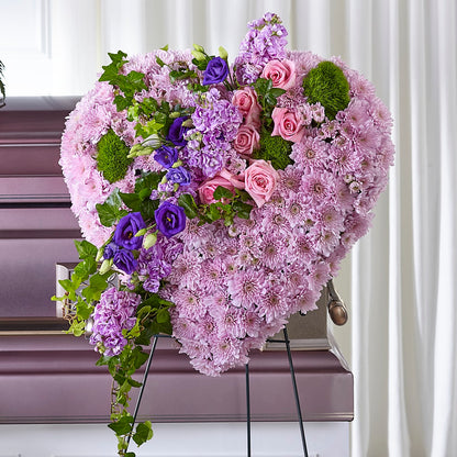 Treasured Love Standing Heart – HARRY'S FLOWERS, Victoria BC