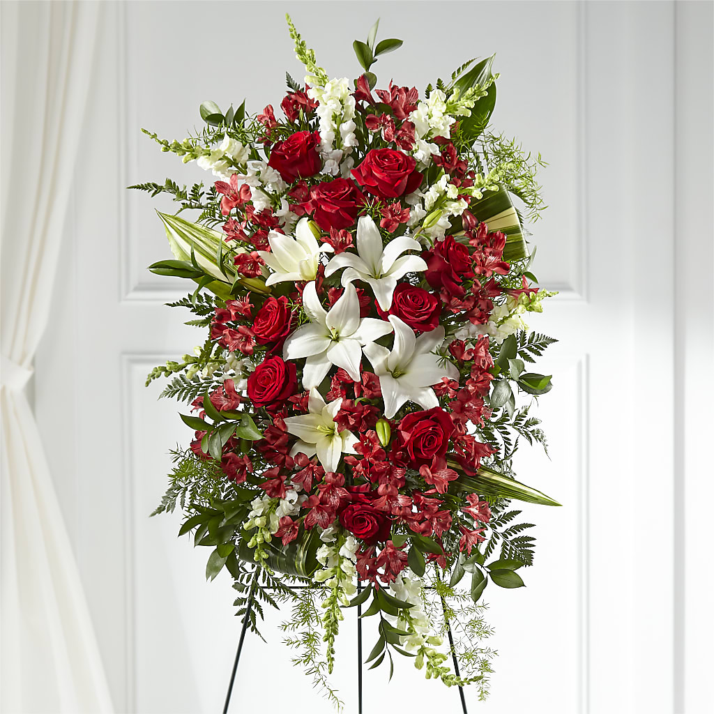 Everlasting Memory Standing Spray – HARRY'S FLOWERS, Victoria BC