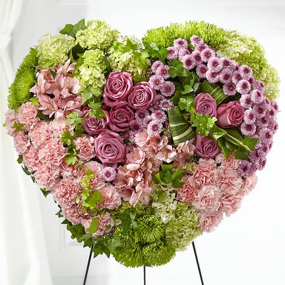 Heartwarming Standing Heart – HARRY'S FLOWERS, Victoria BC