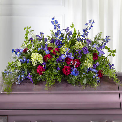 Always Treasured Casket Spray – HARRY'S FLOWERS, Victoria BC