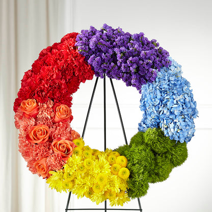 Circle of Love Wreath – HARRY'S FLOWERS, Victoria BC
