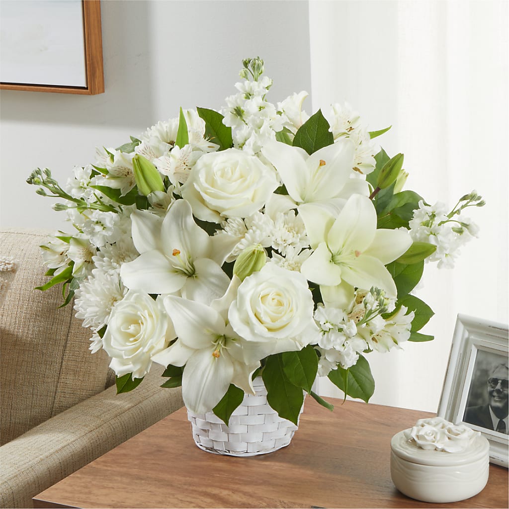 Peaceful Reflections Arrangement – HARRY'S FLOWERS, Victoria BC