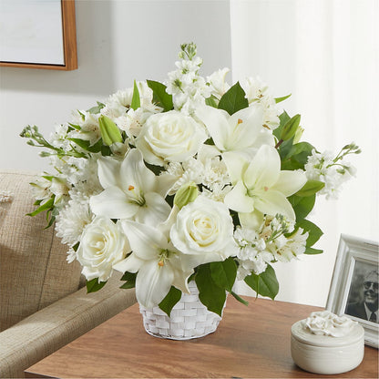 Peaceful Reflections Arrangement – HARRY'S FLOWERS, Victoria BC