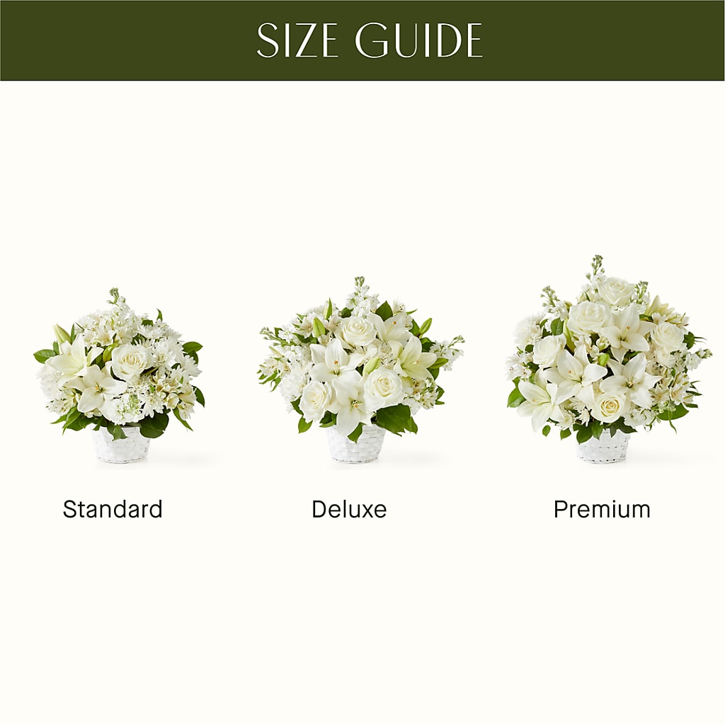 Peaceful Reflections Arrangement – HARRY'S FLOWERS, Victoria BC