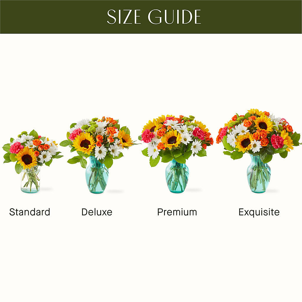 Sun-drenched Blooms Bouquet – HARRY'S FLOWERS, Victoria BC