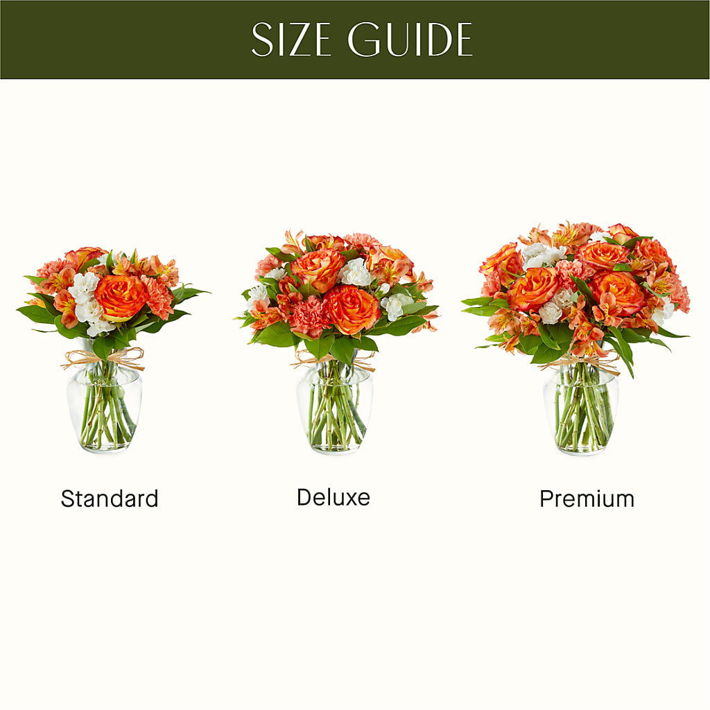 Apricot Glow Bouquet – HARRY'S FLOWERS, Victoria BC