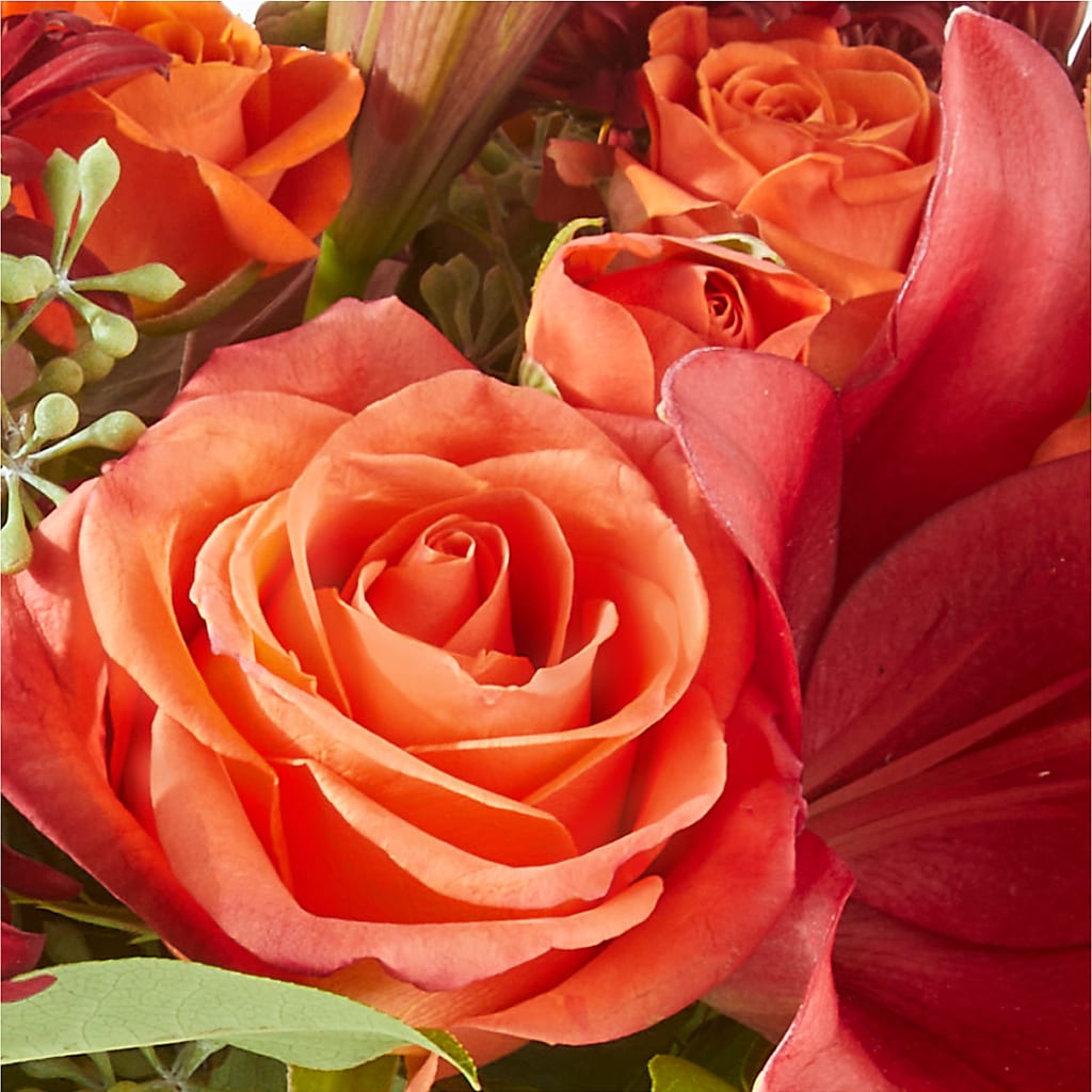Crimson Leaves Bouquet – HARRY'S FLOWERS, Victoria BC
