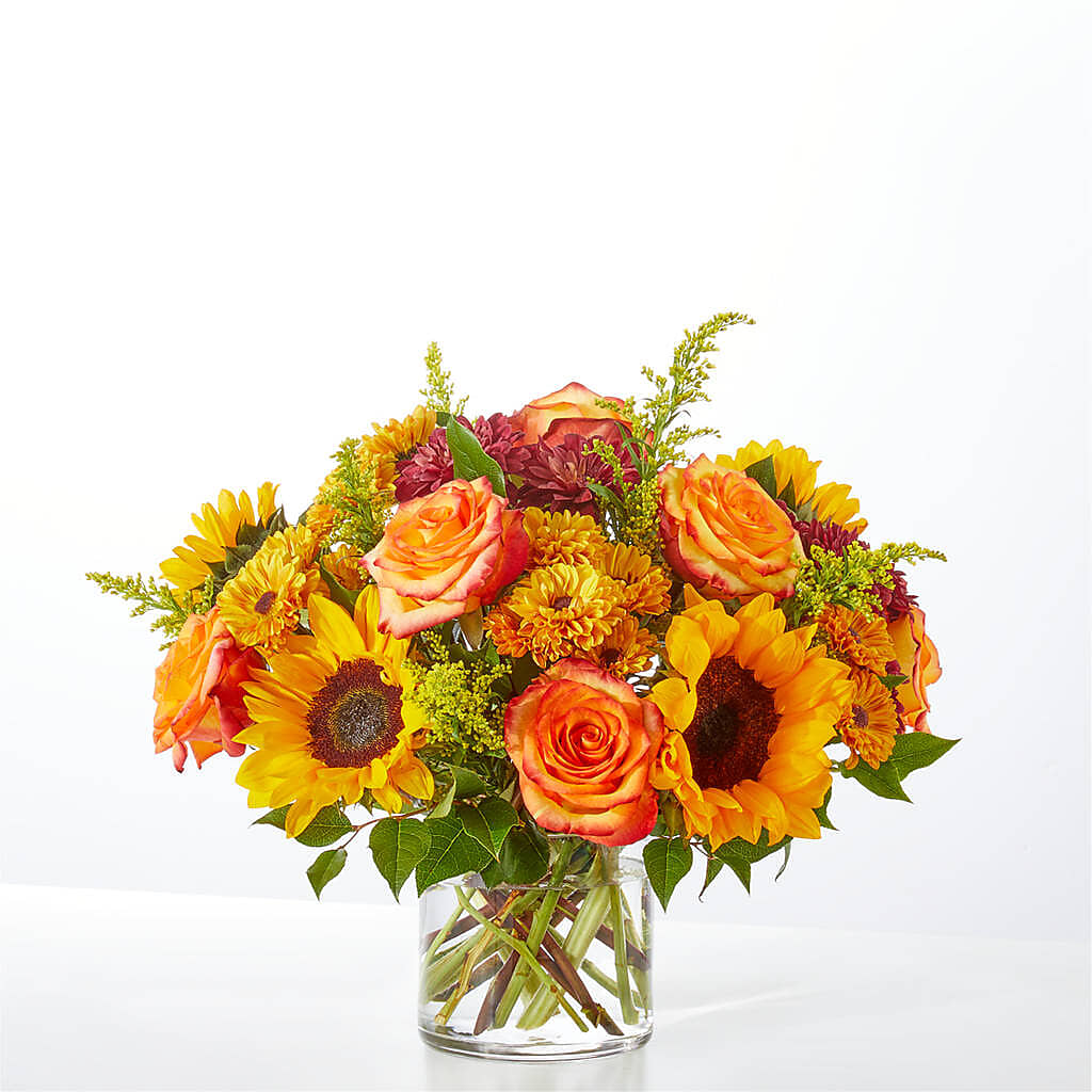 Flannel Scarf Bouquet – HARRY'S FLOWERS, Victoria BC