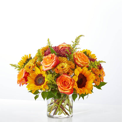 Flannel Scarf Bouquet – HARRY'S FLOWERS, Victoria BC