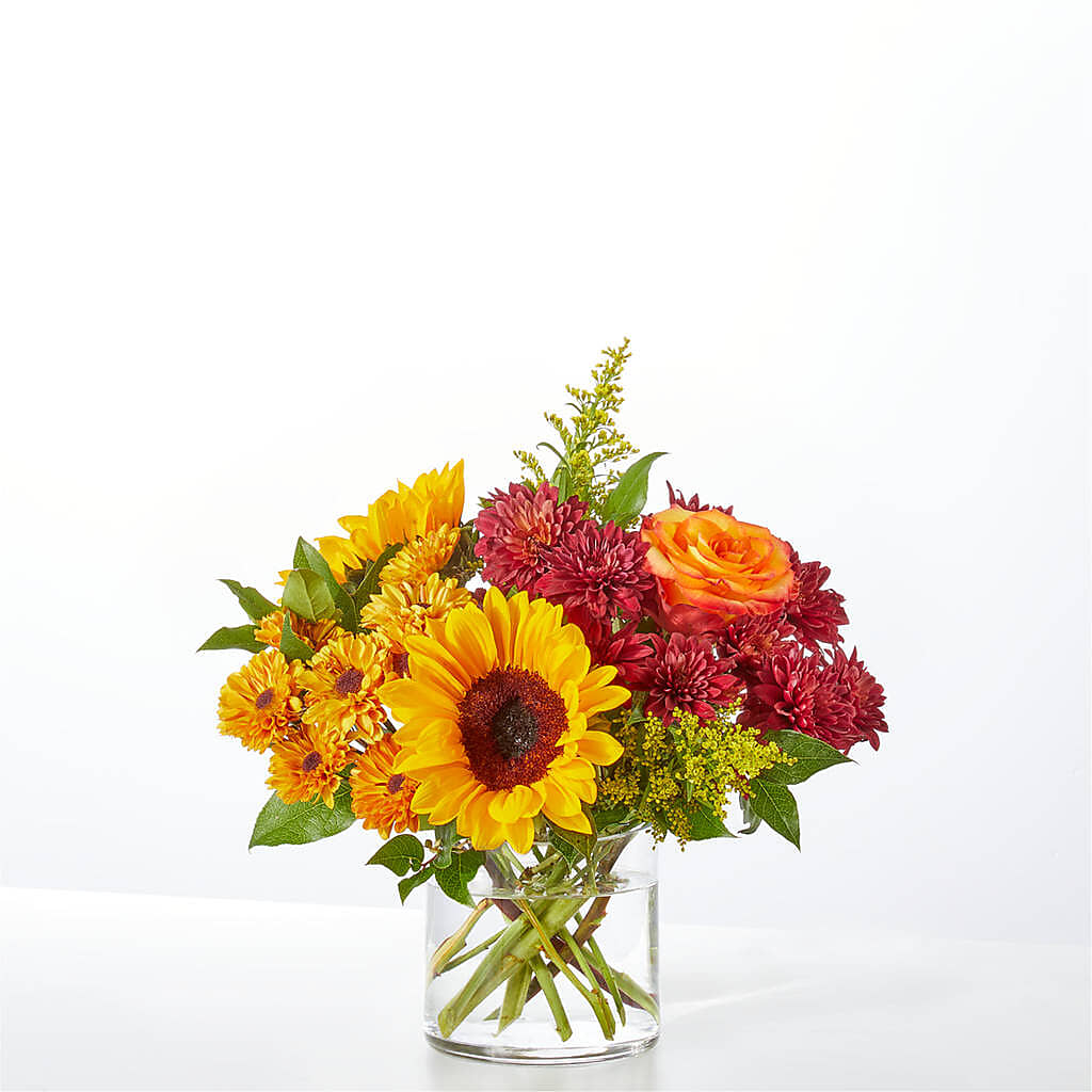 Flannel Scarf Bouquet – HARRY'S FLOWERS, Victoria BC