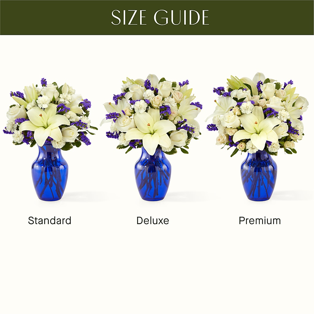 Sapphire Rush Bouquet – HARRY'S FLOWERS, Victoria BC
