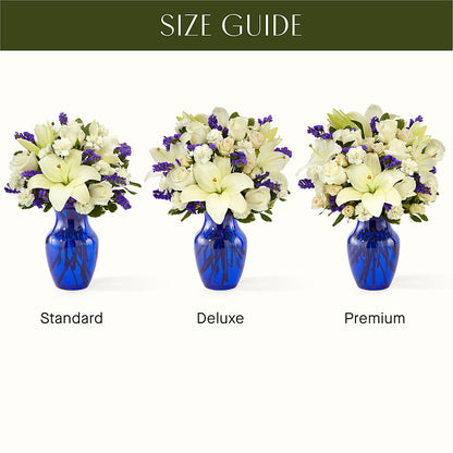 Sapphire Rush Bouquet – HARRY'S FLOWERS, Victoria BC