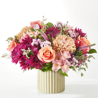 Berry Cobbler Bouquet with Ivory Vase – HARRY'S FLOWERS, Victoria BC