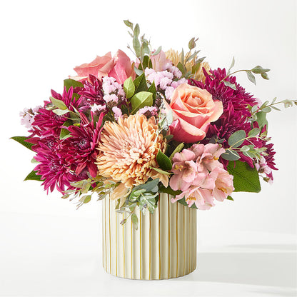 Berry Cobbler Bouquet with Ivory Vase – HARRY'S FLOWERS, Victoria BC