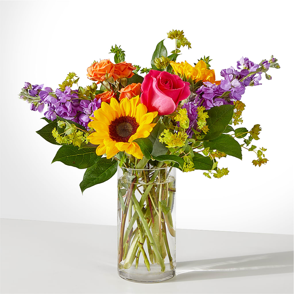 Vibrant Greetings Bouquet – HARRY'S FLOWERS, Victoria BC