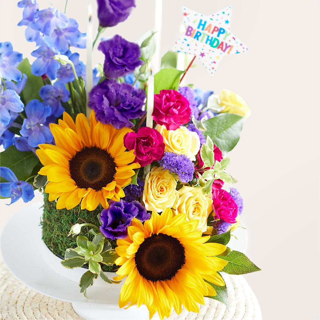 Star of the Day Floral Cake – HARRY'S FLOWERS, Victoria BC