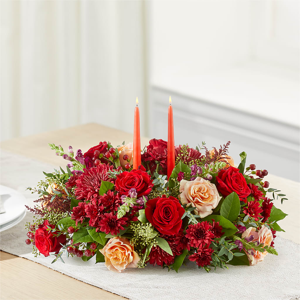 Most Thankful Centerpiece – HARRY'S FLOWERS, Victoria BC