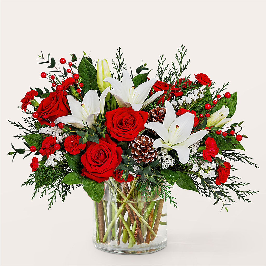 Best in Snow Bouquet – HARRY'S FLOWERS, Victoria BC