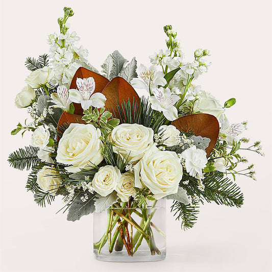 Fresh Snowfall Bouquet – HARRY'S FLOWERS, Victoria BC