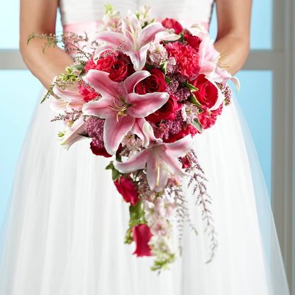 Lily & Rose Bouquet – HARRY'S FLOWERS, Victoria BC