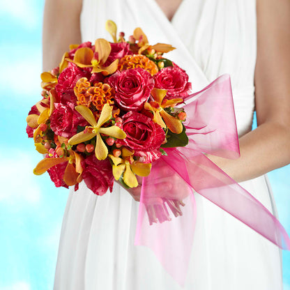 Brilliant Shades of Love Bouquet – HARRY'S FLOWERS, Victoria BC