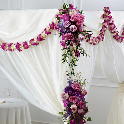 Color & Light Chuppah Decor – HARRY'S FLOWERS, Victoria BC