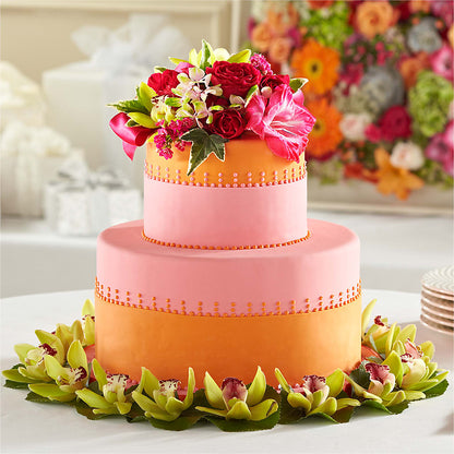 Sweet Citrus Cake Decor – HARRY'S FLOWERS, Victoria BC