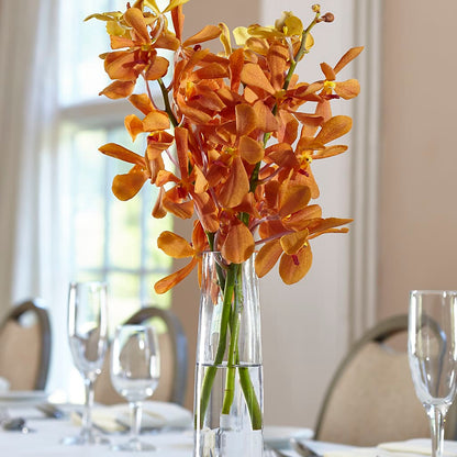 Orange Mokara Bud Vase – HARRY'S FLOWERS, Victoria BC