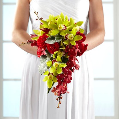 Elegant Orchid Bouquet – HARRY'S FLOWERS, Victoria BC